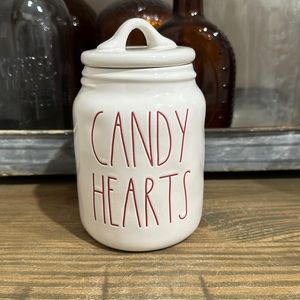 Rae Dunn 2020 CANDY HEARTS Ceramic Baby Canister